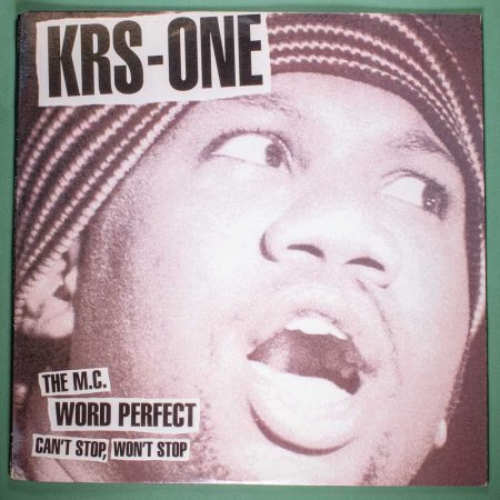 KRS-ONE - The M.C. / Word Perfect / Can't Stop Won't Stop (Vinil EP Single Importado)