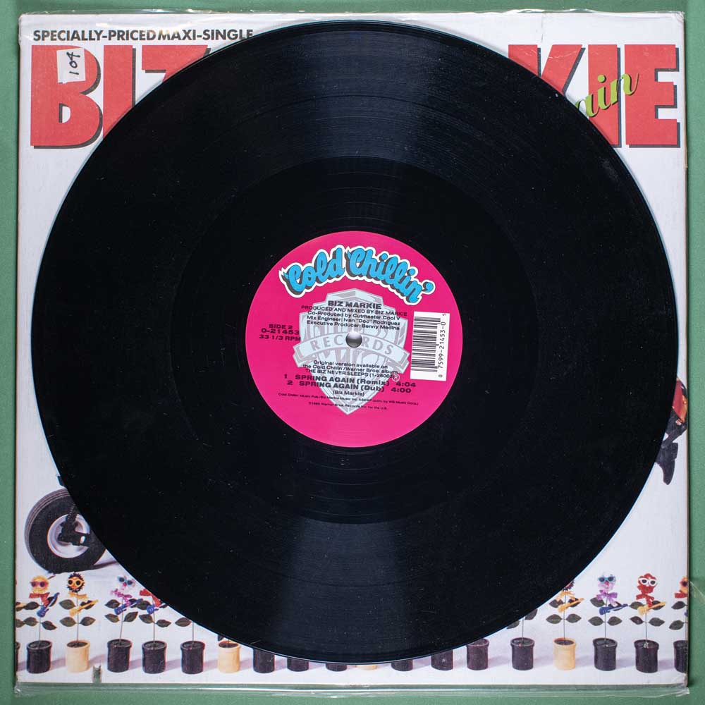 Biz Markie - Spring Again (Vinil EP Single Importado) - Imagem 3