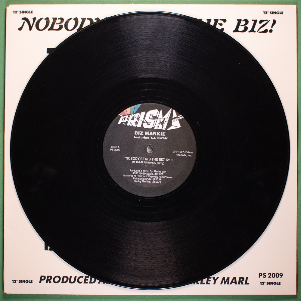 Biz Markie feat. TJ Swan - Nobody Beats The Biz (Vinil LP Single Importado) - Imagem 3