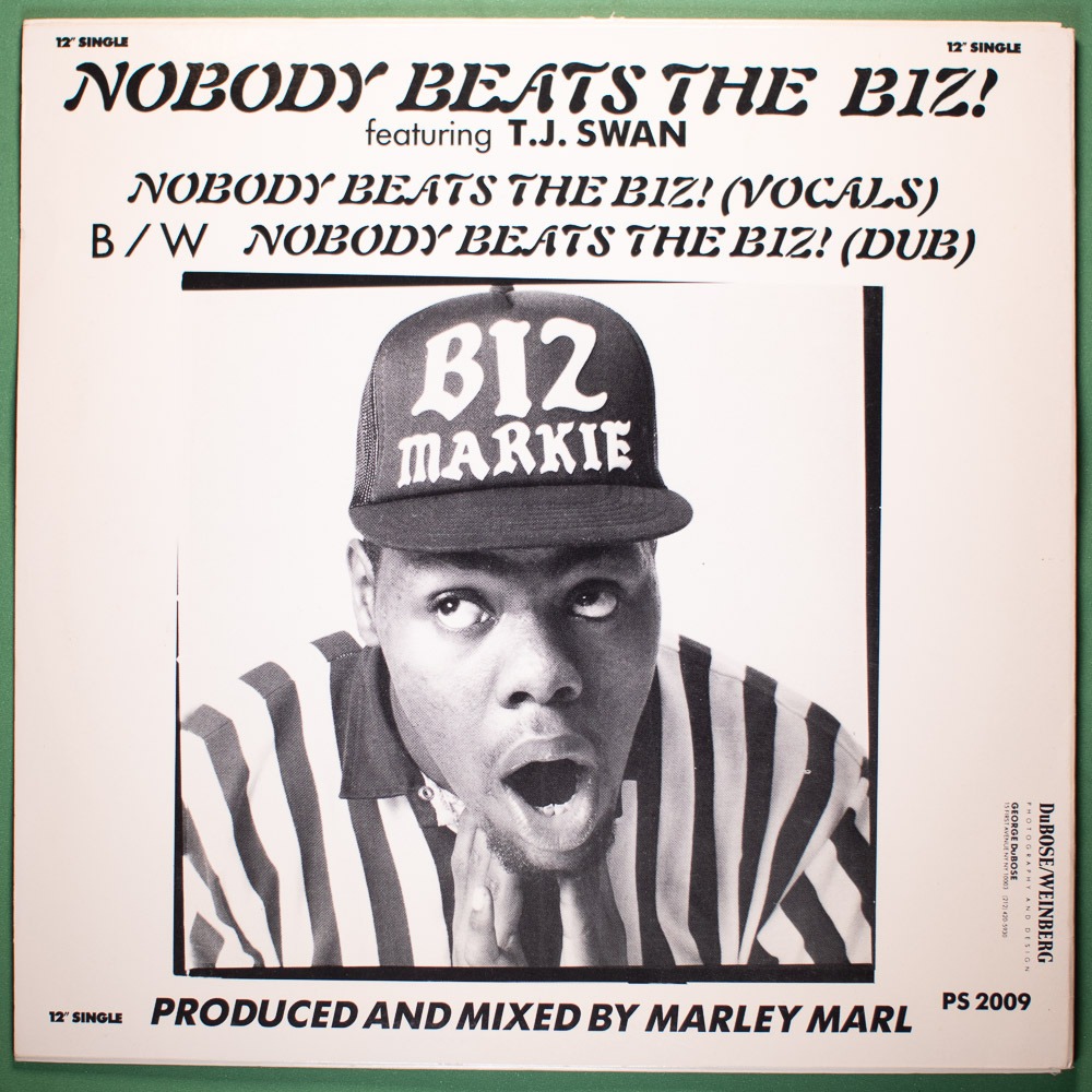 Biz Markie feat. TJ Swan - Nobody Beats The Biz (Vinil LP Single Importado) - Imagem 4