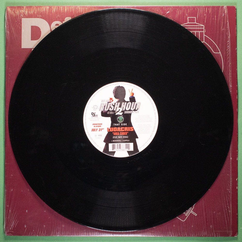 Ludacris Feat. Nate Dogg - Area Codes (Vinil LP Single Importado) - Imagem 3