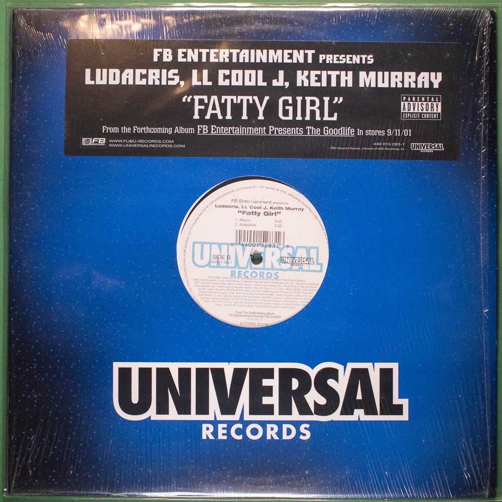 Ludacris, LL Cool J, Keith Murray - Fatty Girl (Vinil LP Single Importado)