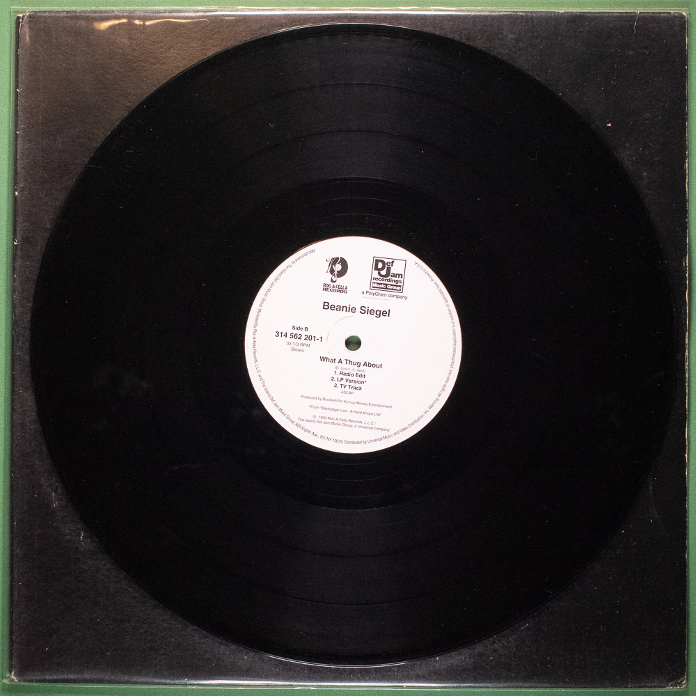 Jay Z - Jigga My Nigga / Beanie Siegel - What A Thug About (Vinil LP Single Importado) - Imagem 3