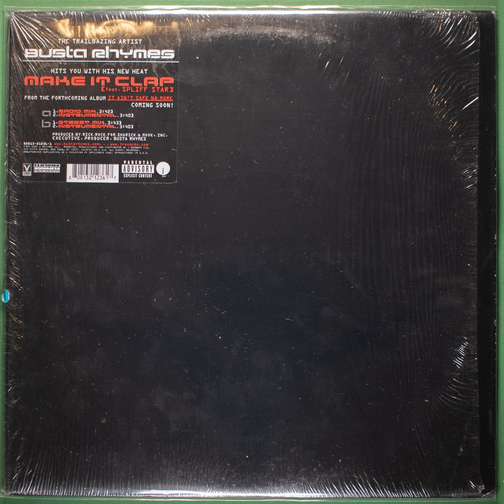 Busta Rhymes - Make It Clap (Vinil LP Single Importado)