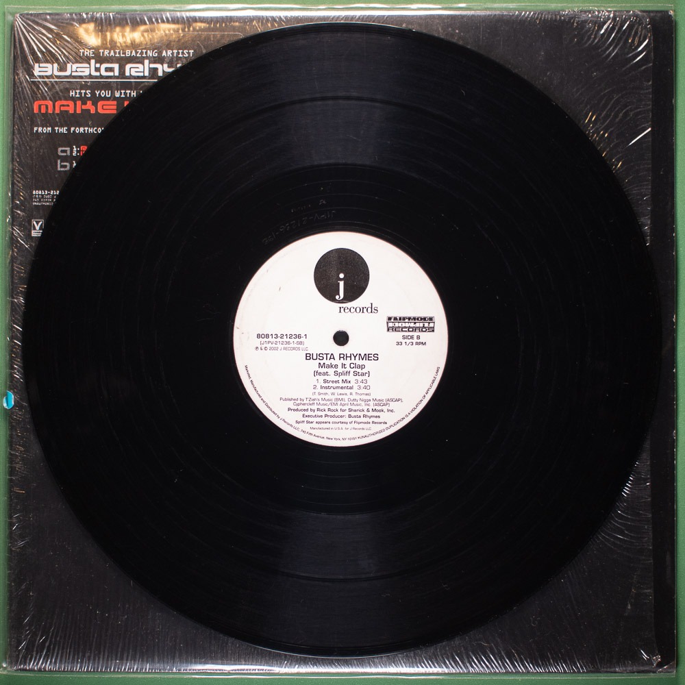 Busta Rhymes - Make It Clap (Vinil LP Single Importado) - Imagem 3