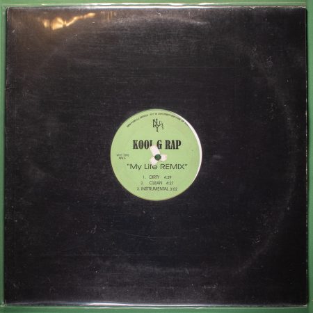 Kool G Rap - My Life (Remix) / It's On (Vinil LP Single Importado)
