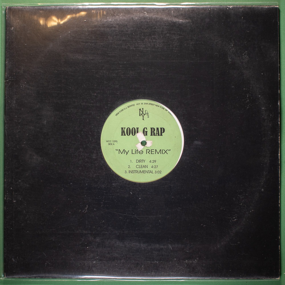 Kool G Rap - My Life (Remix) / It's On (Vinil LP Single Importado)