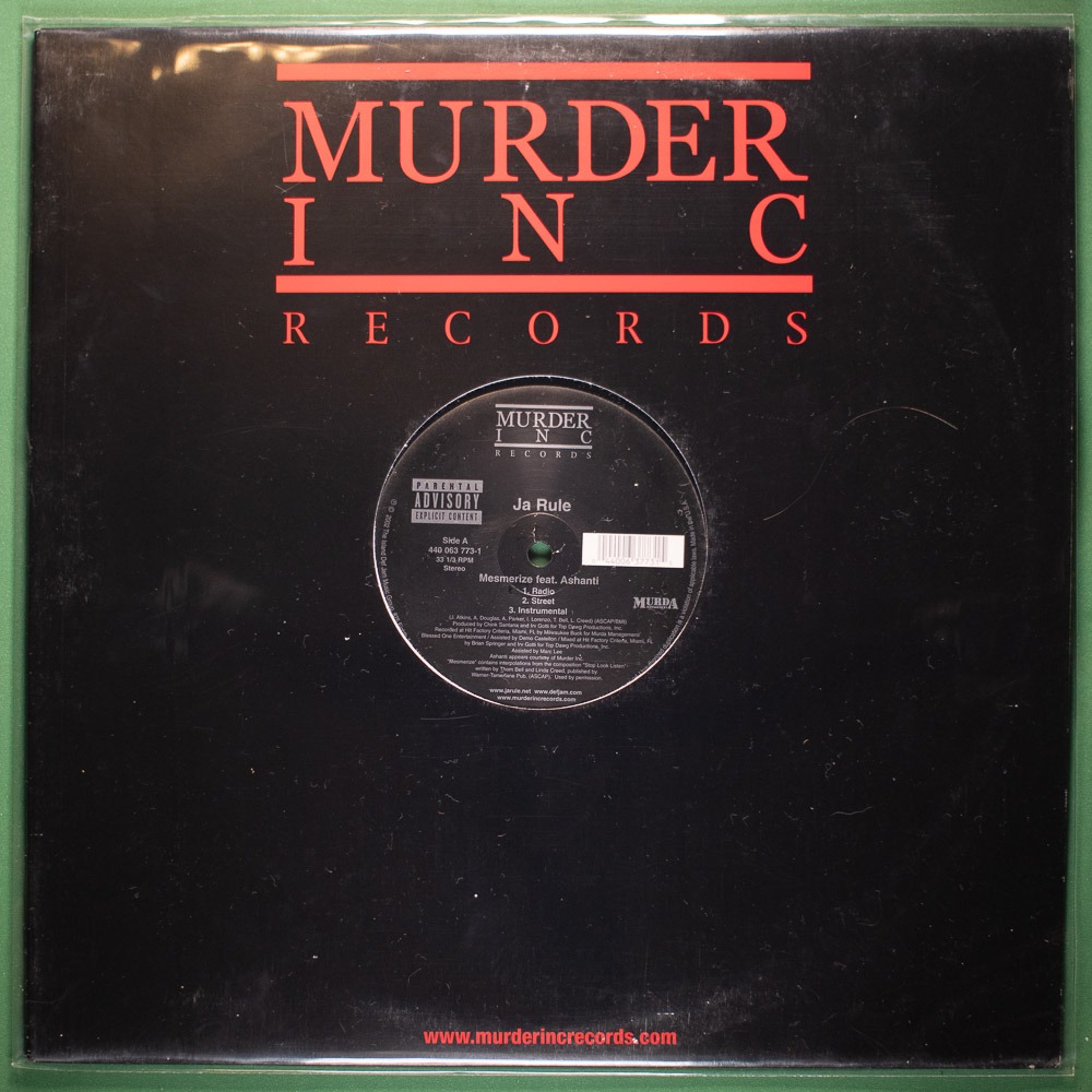 Ja Rule - Mesmerize Feat. Ashanti / Pop Niggas (Vinil LP Single Importado)