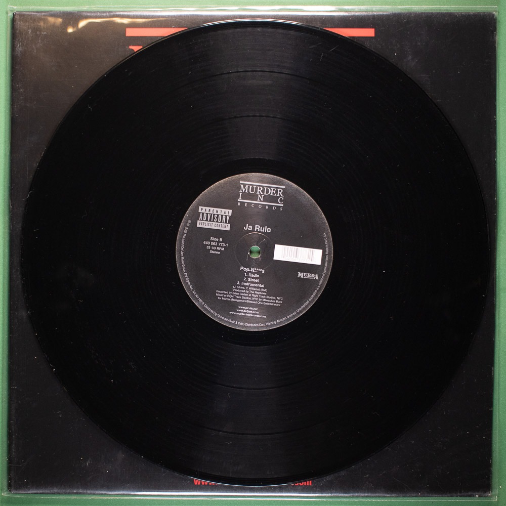 Ja Rule - Mesmerize Feat. Ashanti / Pop Niggas (Vinil LP Single Importado) - Imagem 3
