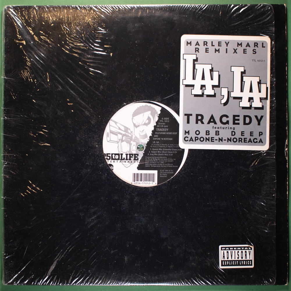 Marley Marl Remixes - LA, LA / Tragedy feat. Mobb Deep & Capone-N-Noreaga (Vinil LP Single Importado)