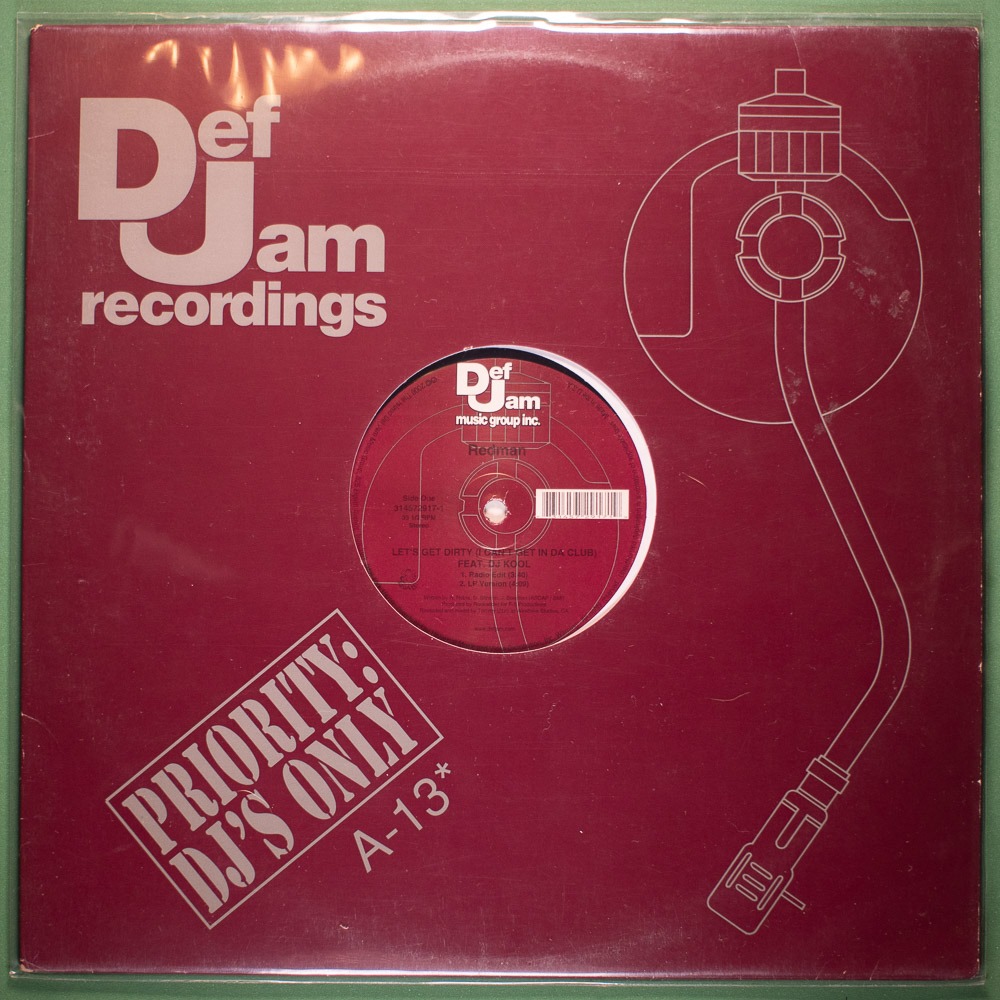 Redman - Let's Get Dirty (I Can't Get in Da Club) Feat. DJ Kool (Vinil LP Single Importado)