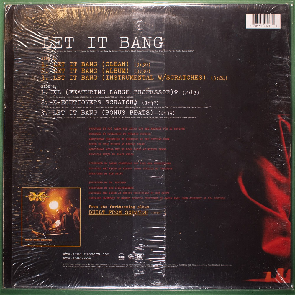 X-Ecutioners - Let It Bang... Feat. MOP (Vinil LP Single Importado) - Imagem 4