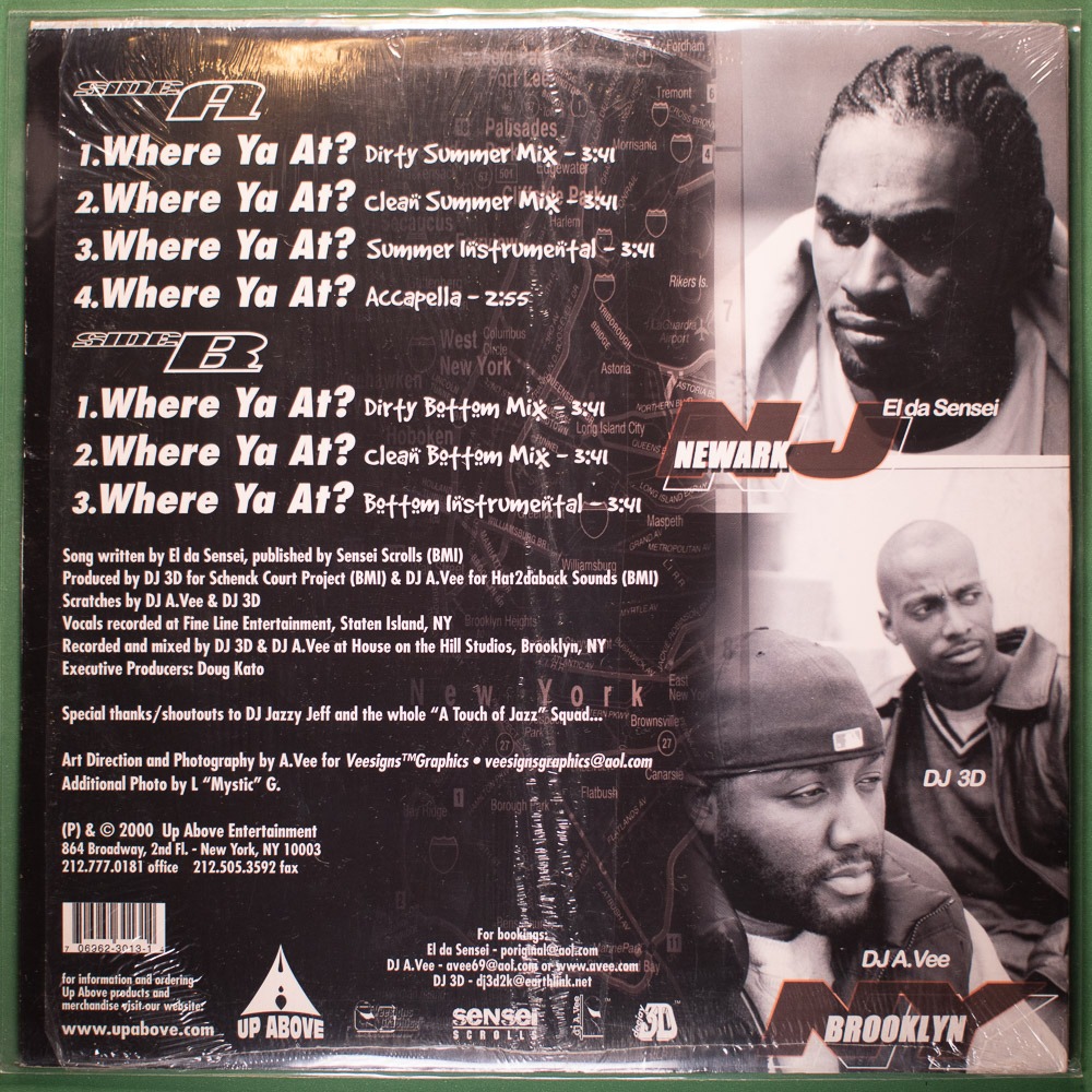 El Da Sense - Where Ya At? (Vinil LP Single Importado) - Imagem 4