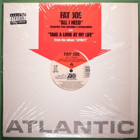 Fat Joe - All I Need / Take a Look At My Life (Vinil LP Single Importado)
