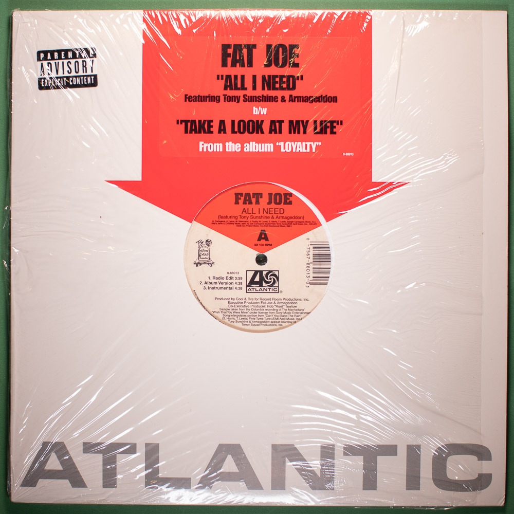 Fat Joe - All I Need / Take a Look At My Life (Vinil LP Single Importado)