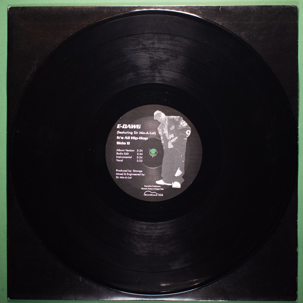 E-Dawg Feat. Sir Mix-a-lot - It's All Hip Hop (Vinil LP Single Importado) - Imagem 3