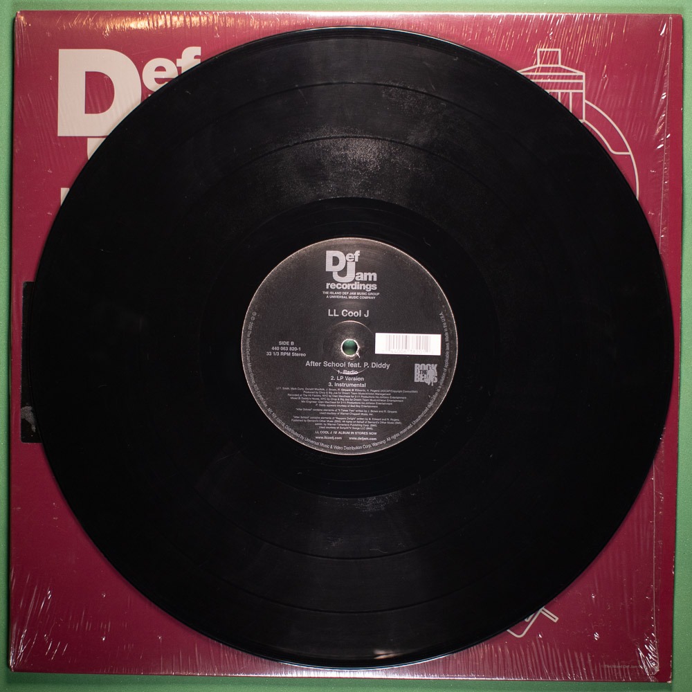 LL Cool J - Paradise feat. Amerie / After School feat. P. Diddy (Vinil LP Single Importado) - Imagem 3