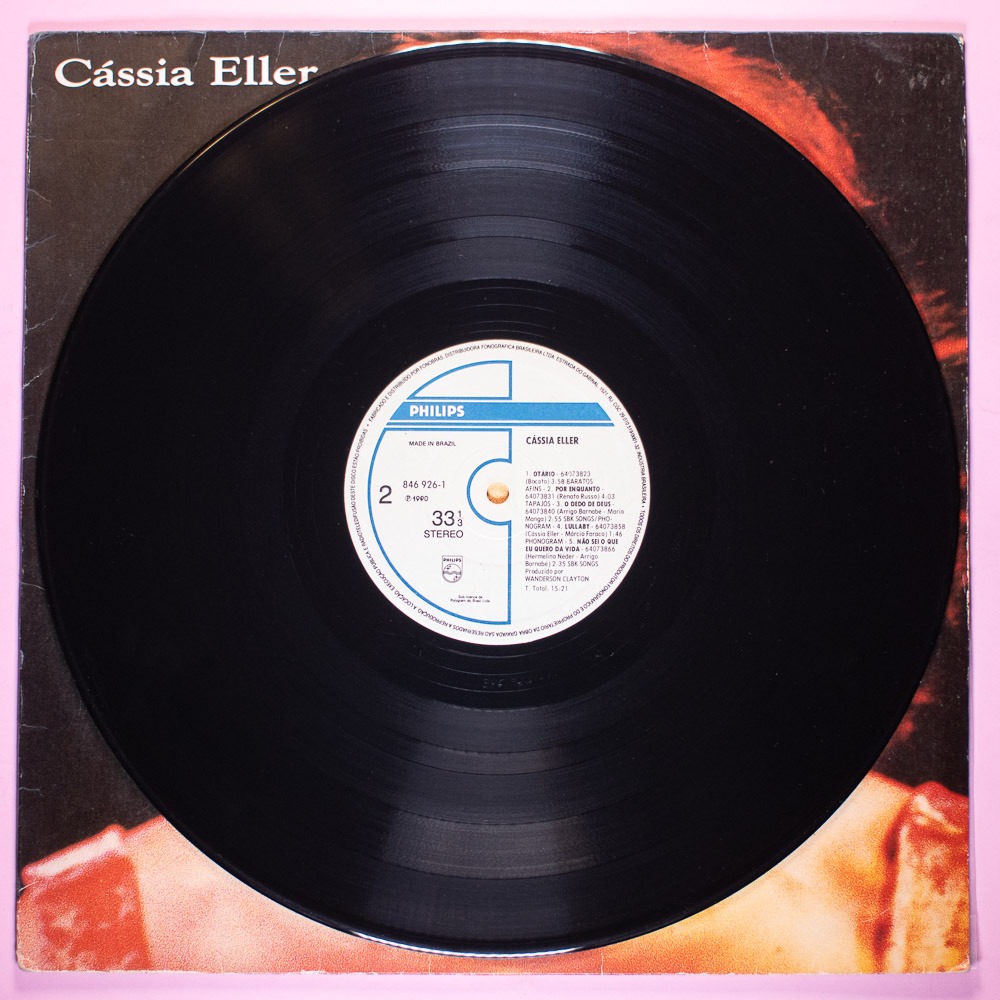 Cássia Eller - 1990 [autografado!] (Vinil LP) - Imagem 3
